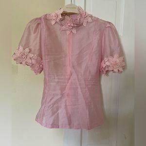 2 piece pink skirt and top